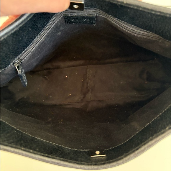 Auth VTG Y2K GUCCI Black Monogram Bag - Picture 7 of 12